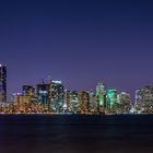 Skyline Miami bei Nacht