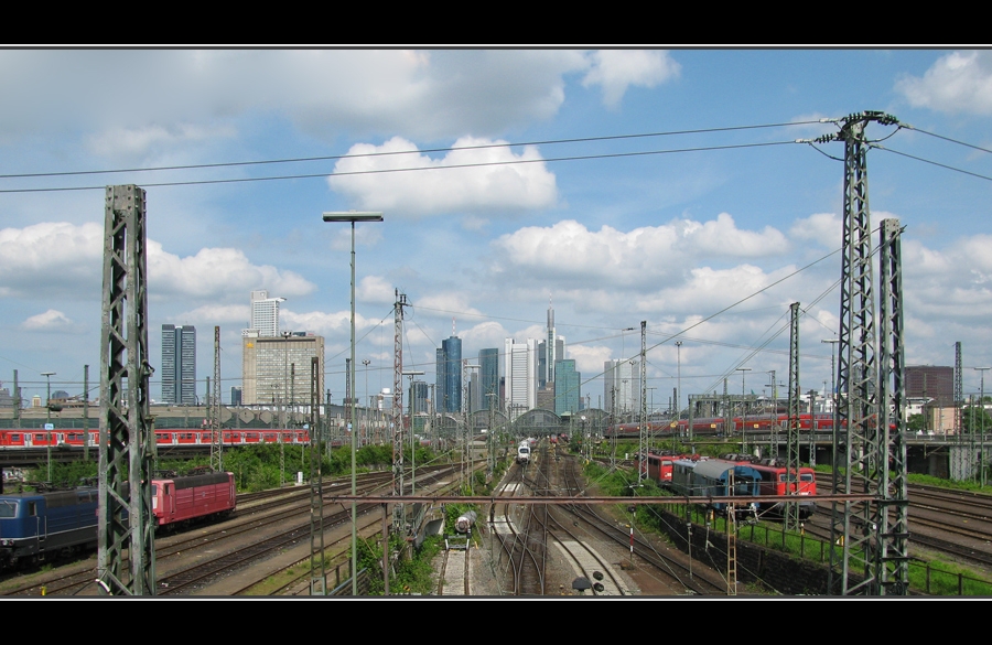 Skyline mit Hauptbahnhof