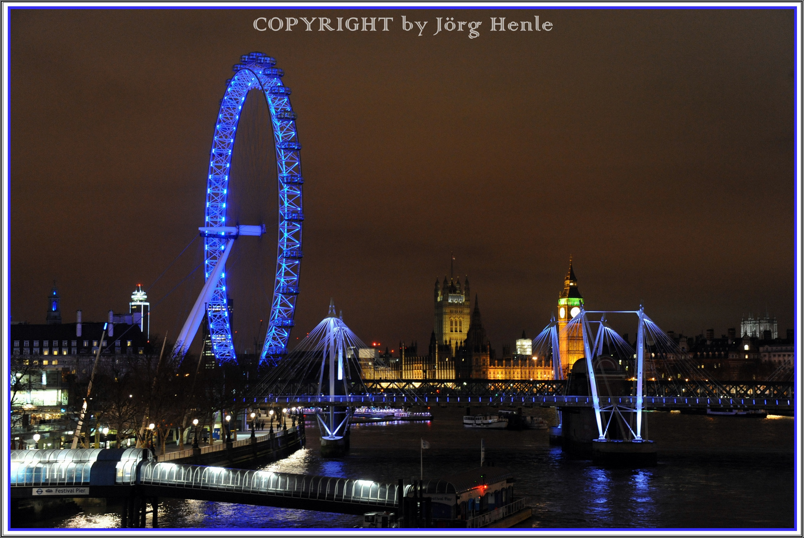 Skyline mit London Eye