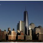 Skyline mit Mond