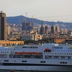 Skyline mit Sagrada Familia