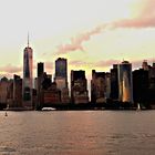 Skyline New York in the evening