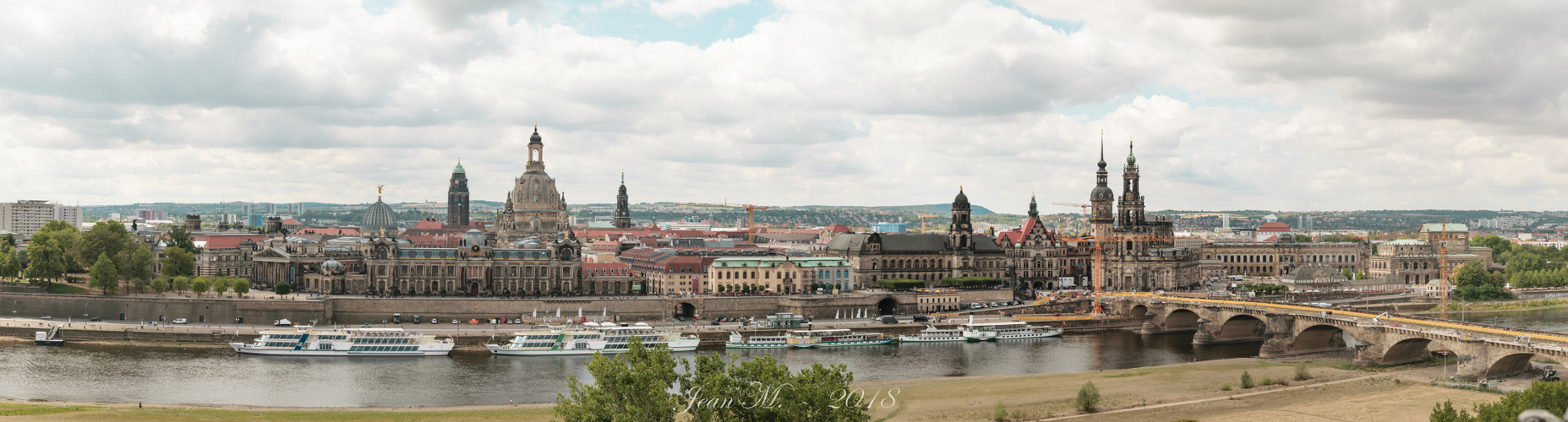 Skyline of Dresden 2018