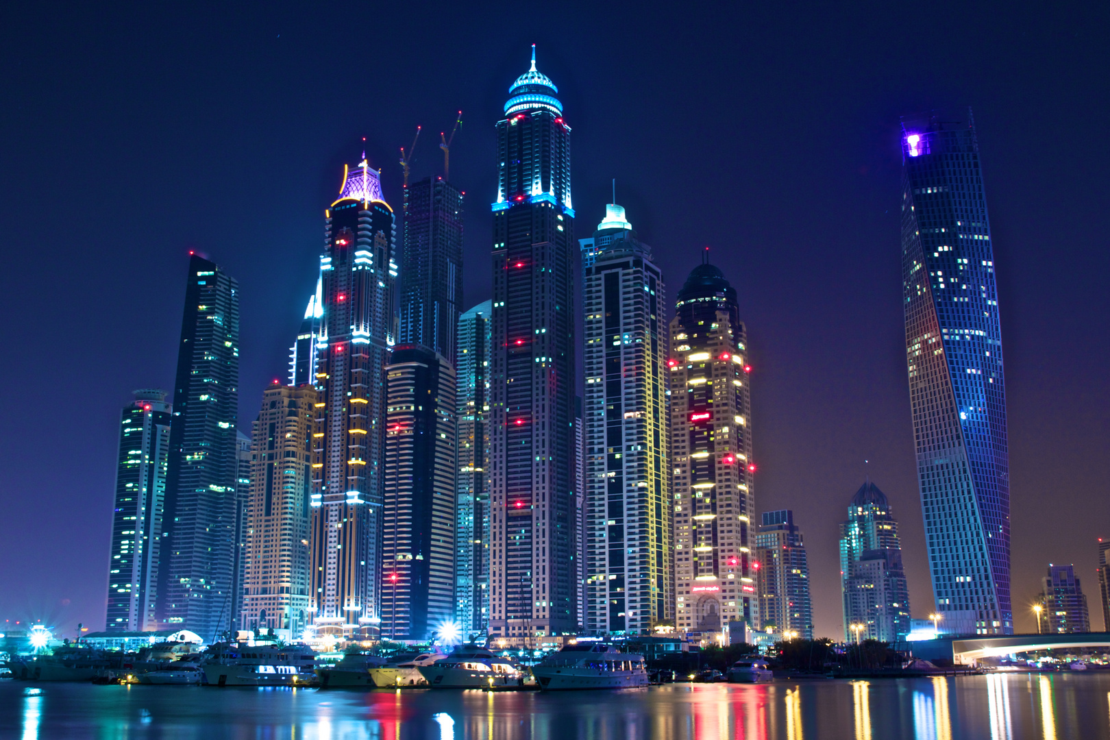 Skyline of Dubai Marina