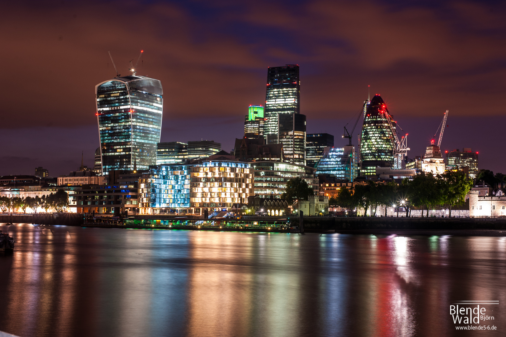 Skyline of London