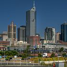 Skyline of Melbourne city