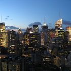 Skyline of New York City by night