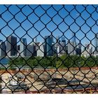 ... Skyline of New York City under construction ...