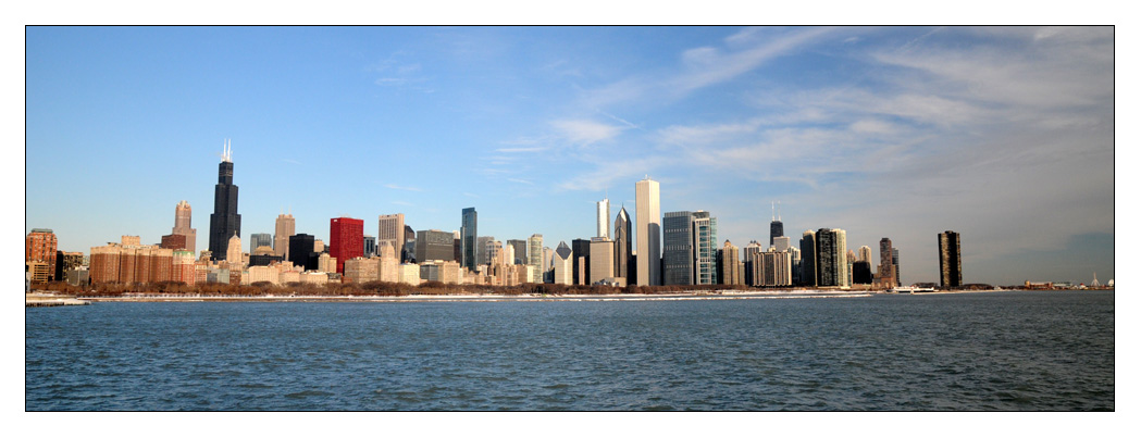 Skyline on a cold but sunny morning