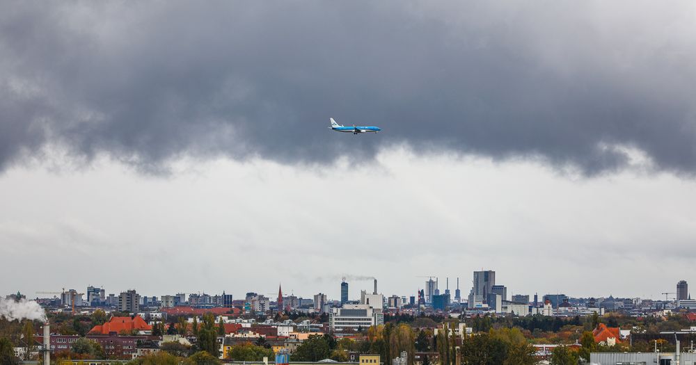 Skyline on a rainy Day