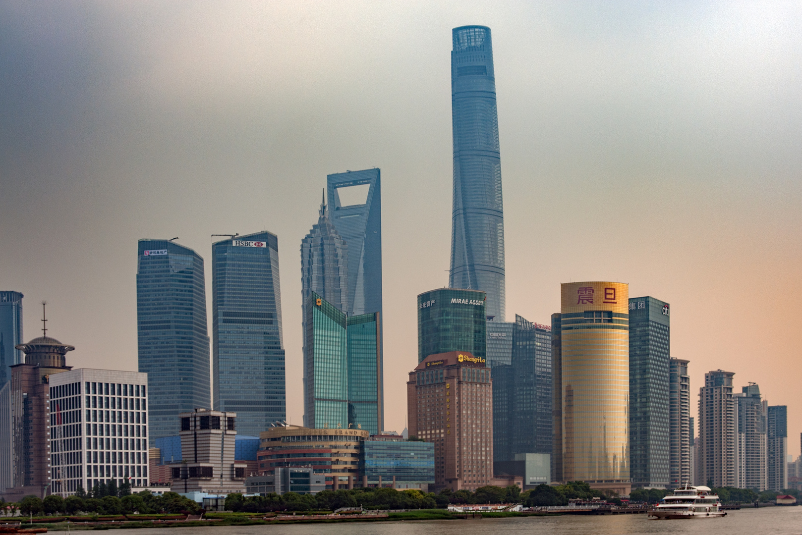 Skyline Pudong in Shanghai