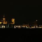 Skyline Stralsund bei Nacht