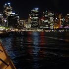 Skyline Sydney by night