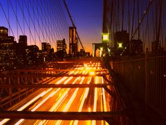 Skyline und Brooklyn Bridge