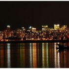 Skyline Vancouver at night