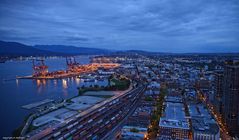 Skyline Vancouver vom Habour Lookout......