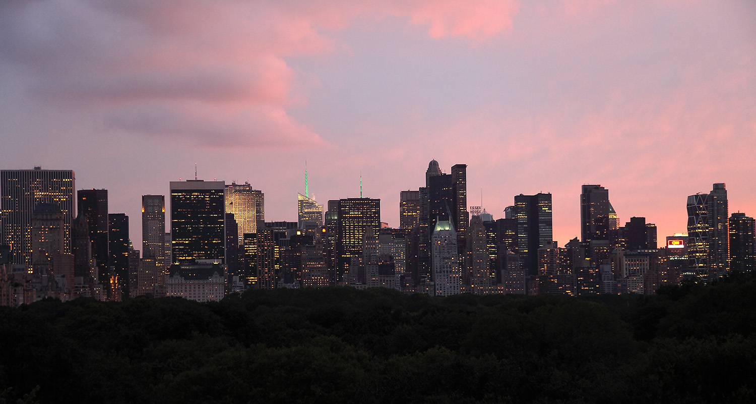 Skyline vom Central Park aus