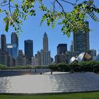 Skyline vom Millenium Park Chicago