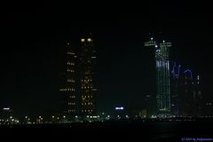 Skyline von Abu Dhabi bei Nacht (2)