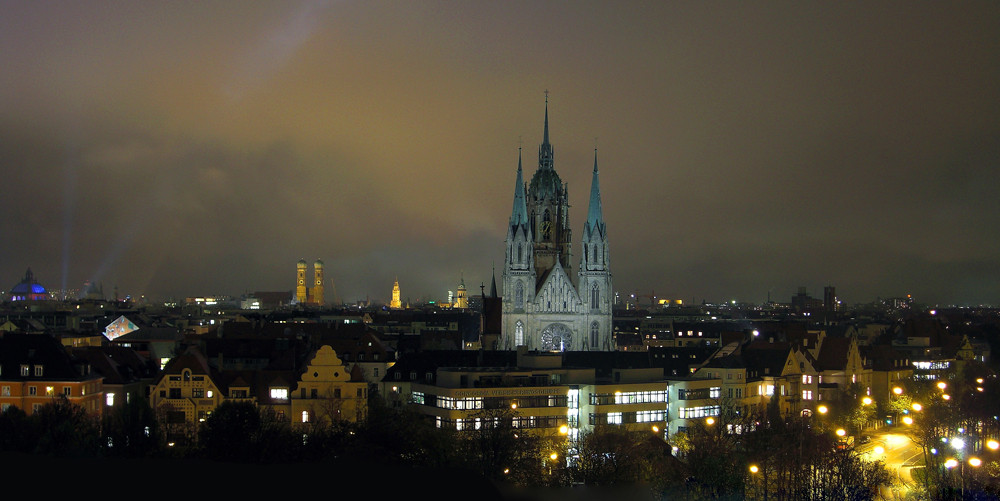 Skyline von Balkon