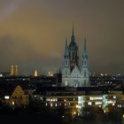 Skyline von Balkon