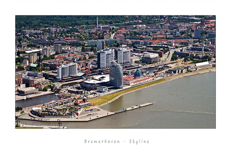 Skyline von Bremerhaven