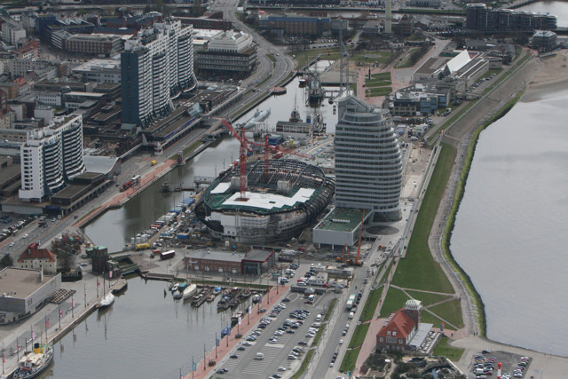 Skyline von Bremerhaven in Progress