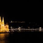 "Skyline" von Budapest bei Nacht