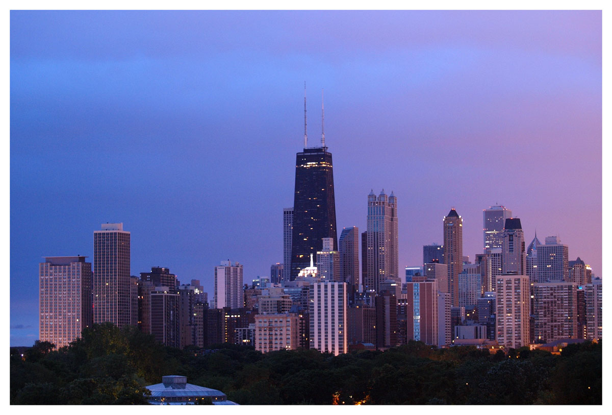 Skyline von Chicago...