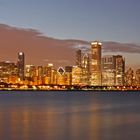 Skyline von Chicago by Night