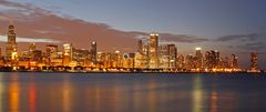 Skyline von Chicago by Night