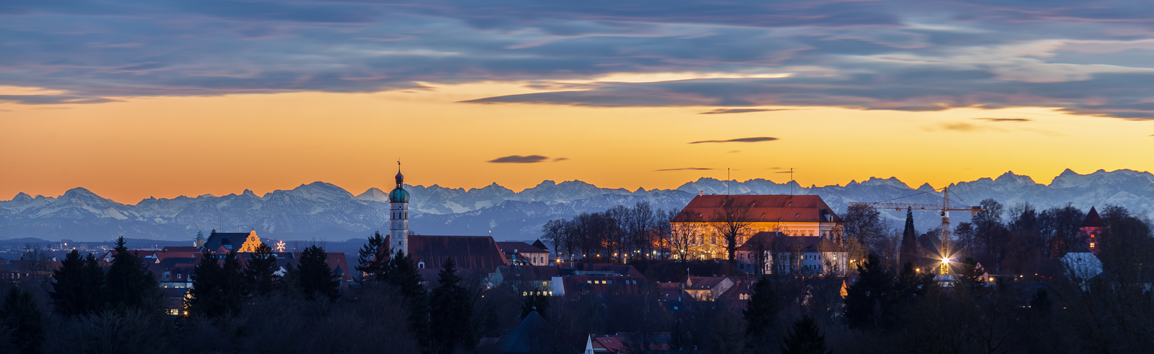 Skyline von Dachau`s Altstadt