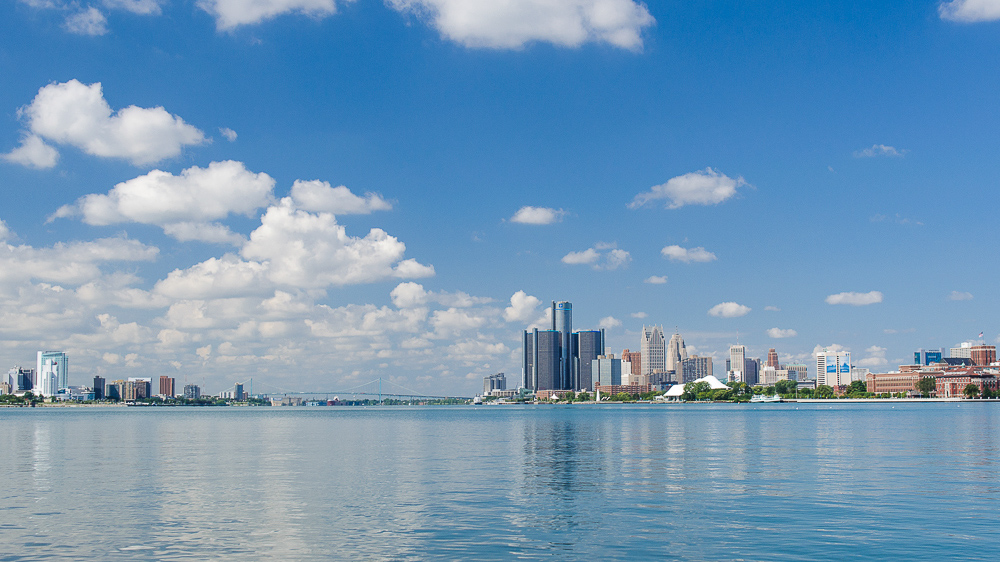 Skyline von Detroit