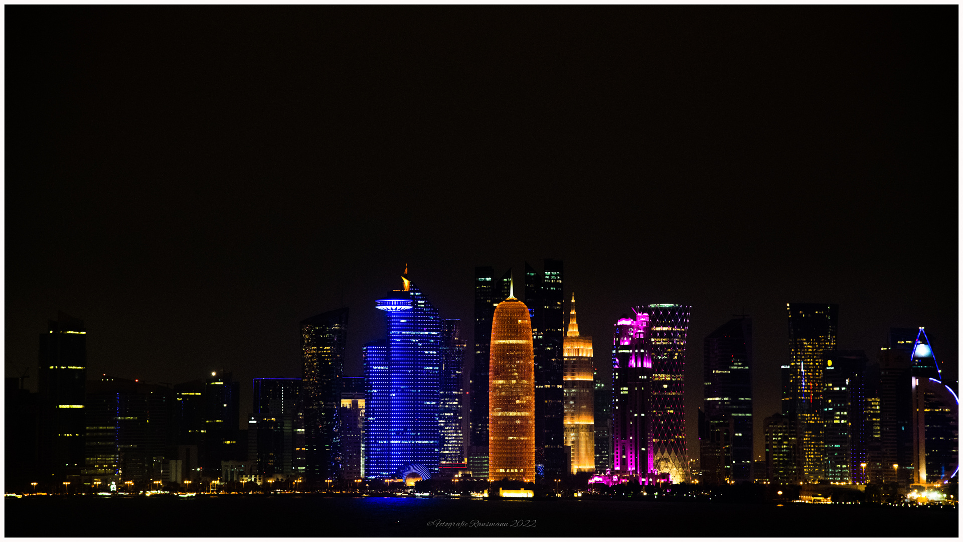 Skyline von Doha/ Katar, 2019