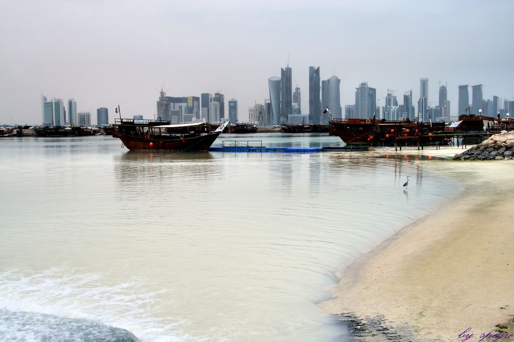 Skyline von Doha, Qatar