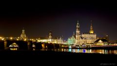 skyline von dresden bei nacht #2