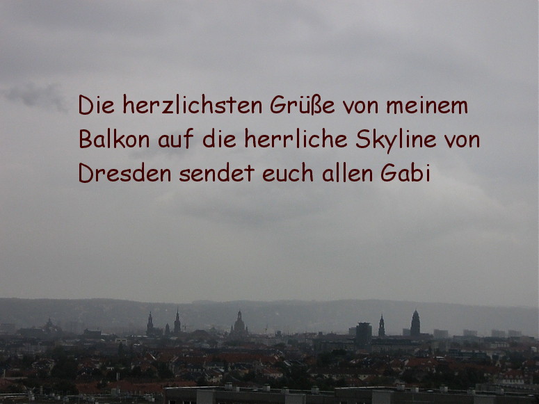 Skyline von Dresden