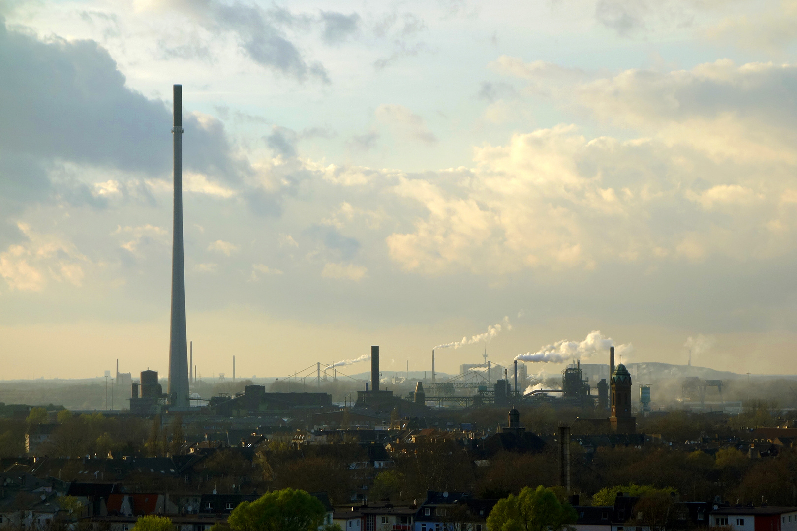 Skyline von Duisburg