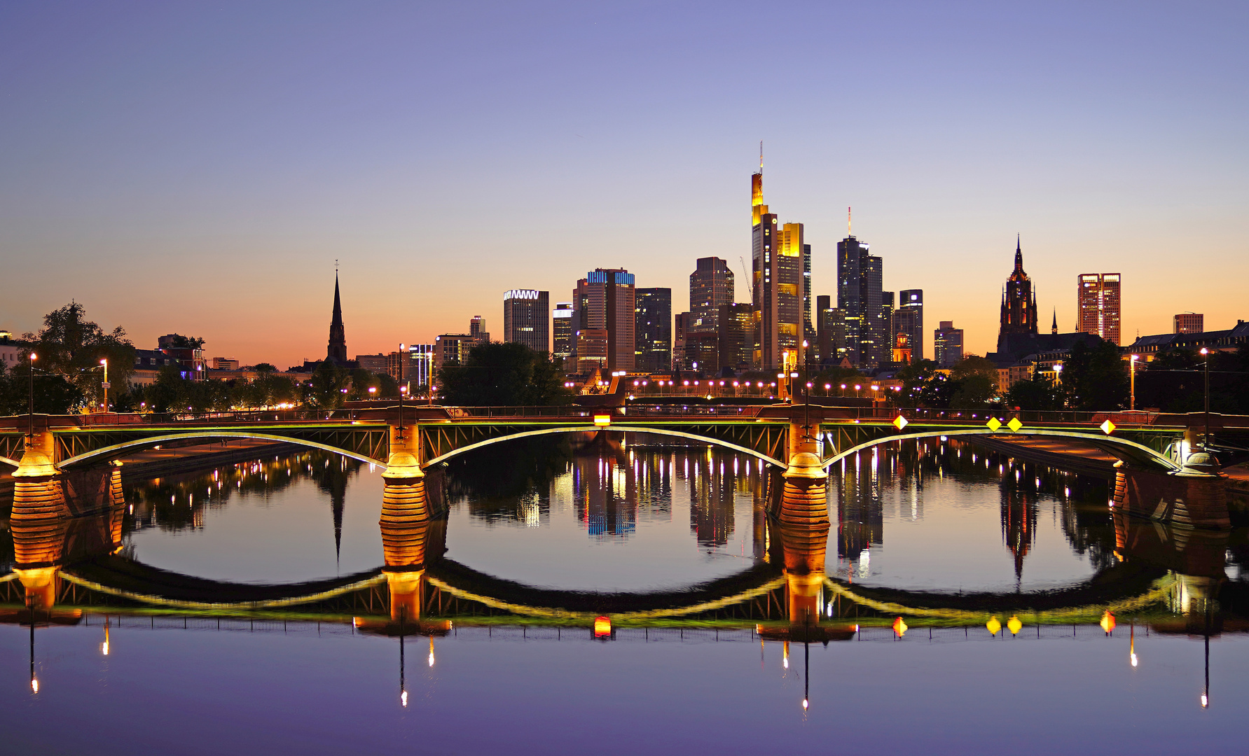 Skyline von Frankfurt