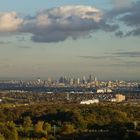 Skyline von Frankfurt am Main, von Mammolshain aus gesehen