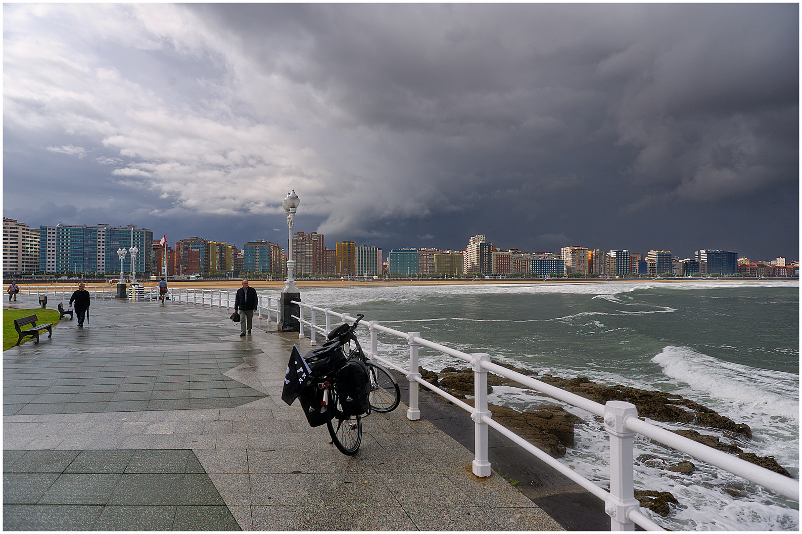 Skyline von Gijón