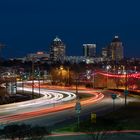 Skyline von Greensboro, North Carolina 