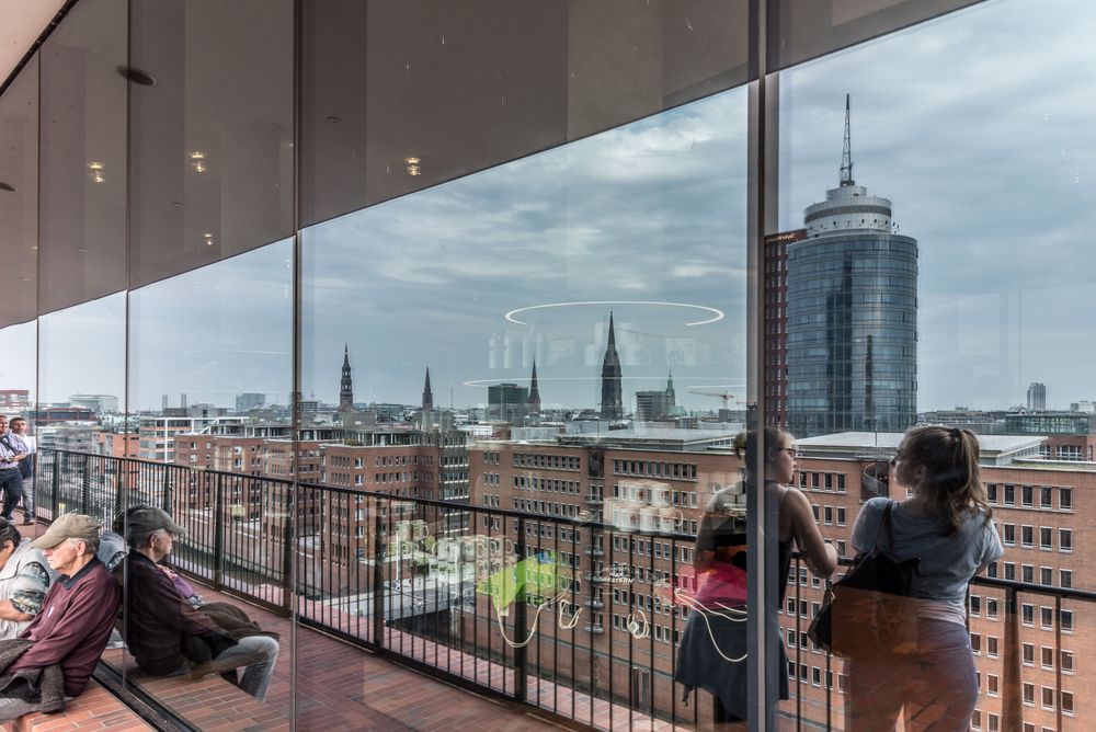 Skyline von Hamburg.....