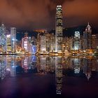 Skyline von Hong Kong 2015