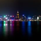 Skyline von HongKong Island bei Nacht