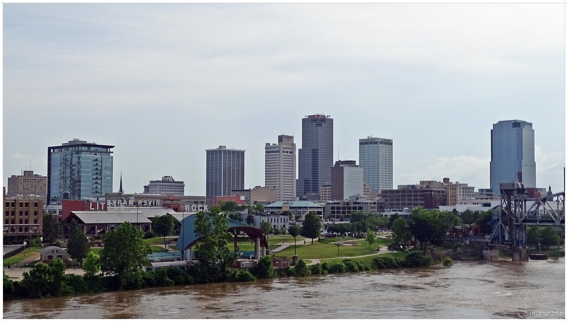 Skyline von Little Rock/Arkansas