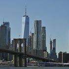 Skyline von Manhattan mit Brooklyn Bridge