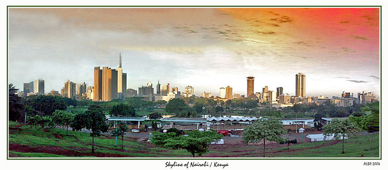 Skyline von Nairobi