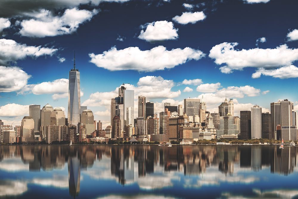 Skyline von New York Foto &amp; Bild architektur, stadtlandschaft