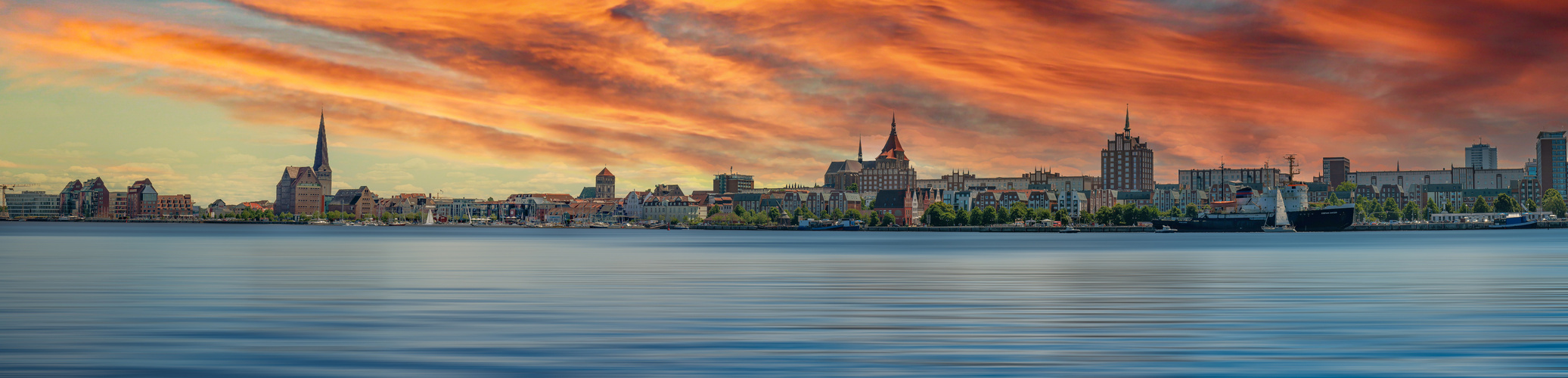 Skyline von Rostock